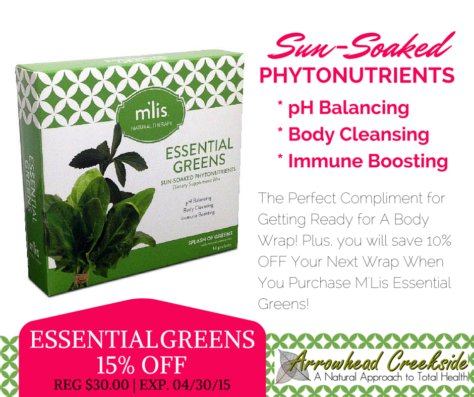 Get Ready For A Body Wrap With Essential Greens